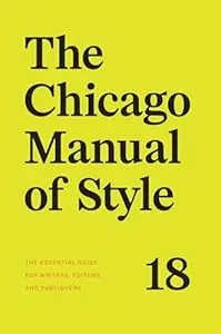 Cover of Chicago Manual of Style, 18th Edition