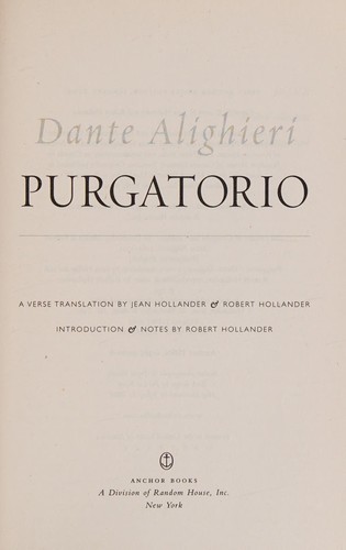 Cover of Purgatorio
